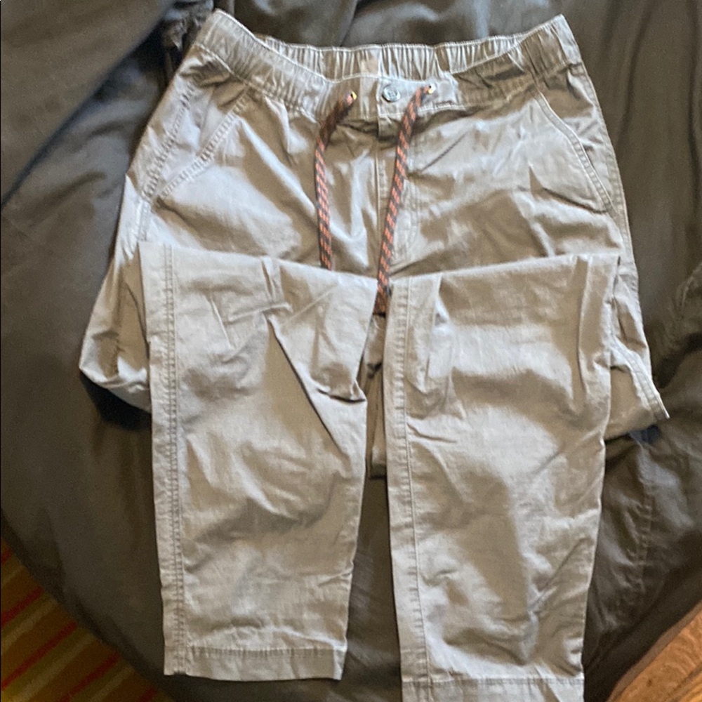 Eddie Bauer Gray Pants with Drawstring